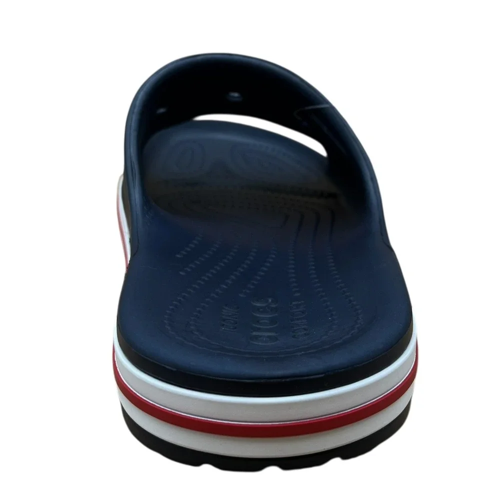 Crocs Bayaband Mens‎ Slide Sandals Size 12 Navy Blue Water Friendly Lightweight